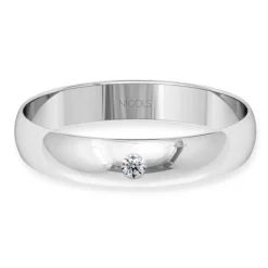Alianza Atenea Oro Blanco Diamante 0.02