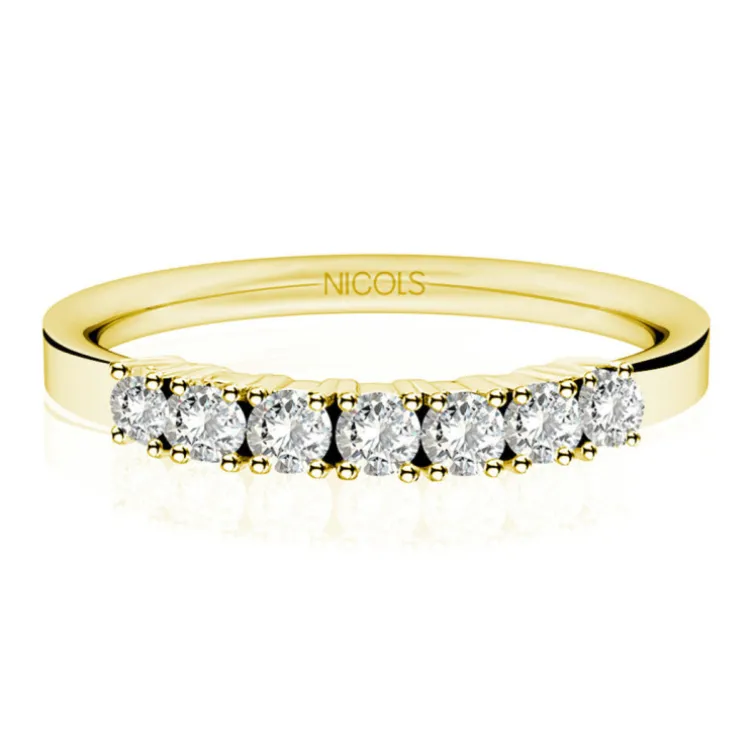 Alianza Diamantes 0.35 Eloise Line Oro Amarillo