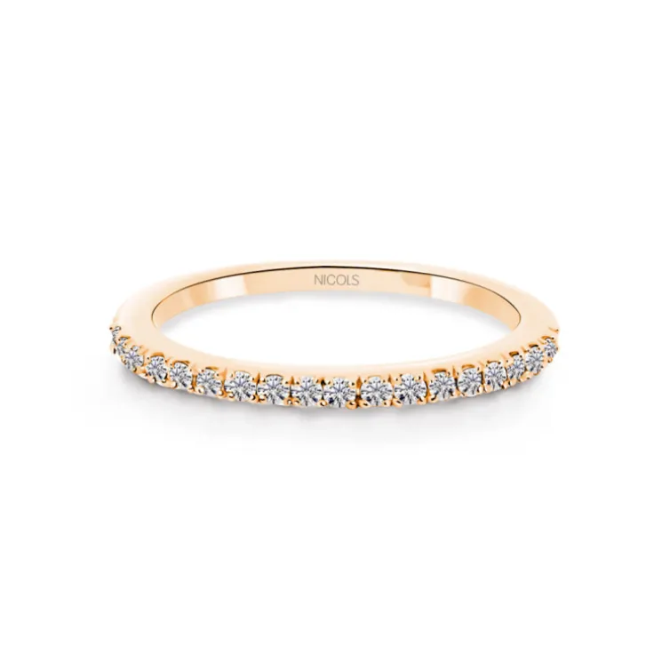 Alianza Diamantes Azalea 0.17 Oro Rosa