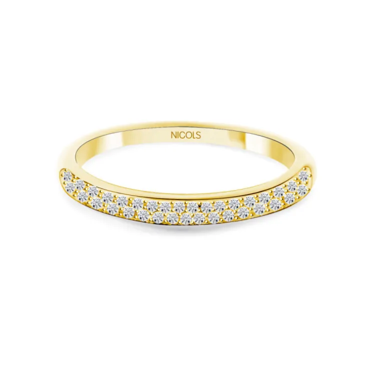 Alianza Diamantes Lilia 0.32 Oro Amarillo