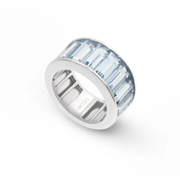 Anillo Aguamarina Flúor