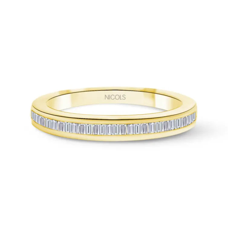 Anillo Alianza Abelia 0.30 Oro Amarillo