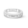 Anillo Alianza Abelia 0.40 Oro Blanco