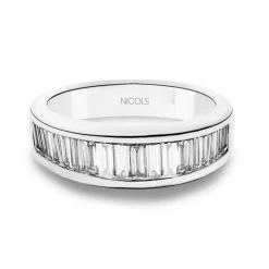 Anillo Alianza Abelia 1.30 Oro Blanco