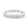 Anillo Alianza Abelia 0.30 Oro Blanco