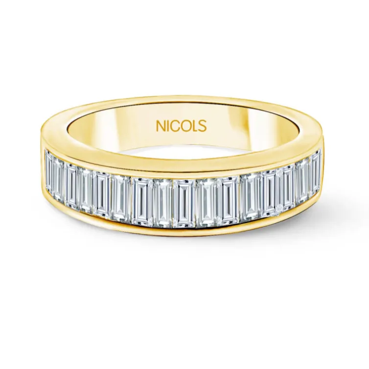 Anillo Alianza Abelia Oro Amarillo 1,40 Ct
