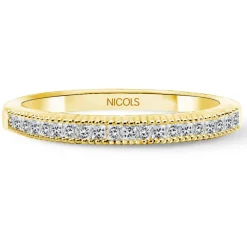 Anillo Alianza Princess 0.28 Oro Amarillo