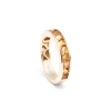Anillo Citrino Naranja Flúor