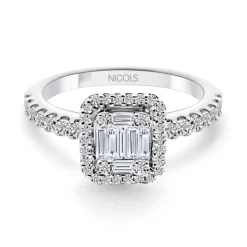 Anillo Compromiso Aniversario Wedding Band