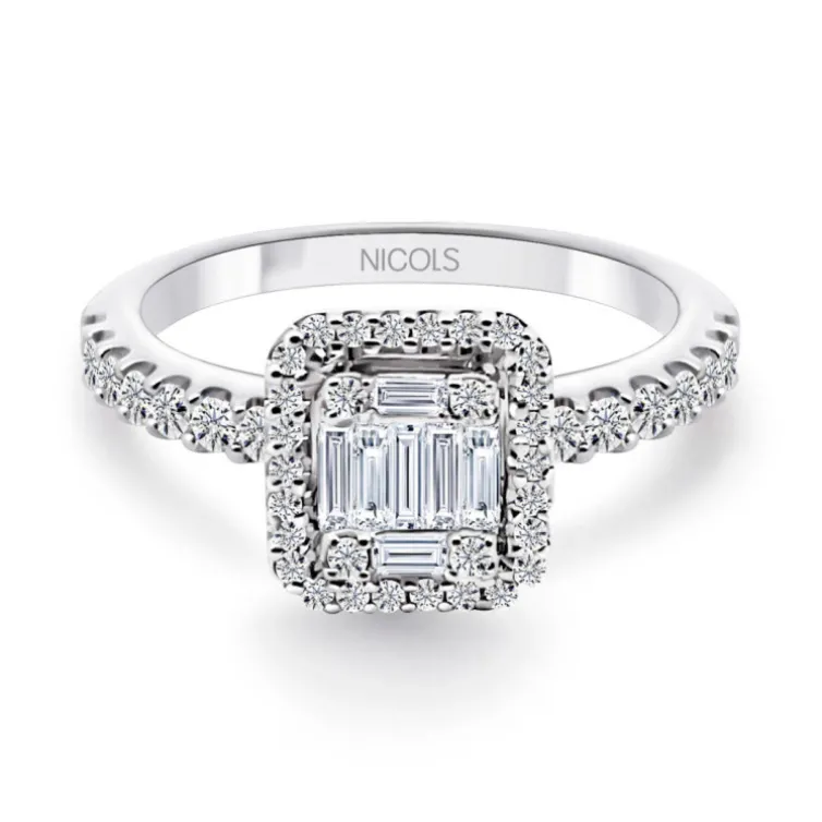 Anillo Compromiso Aniversario Wedding Band