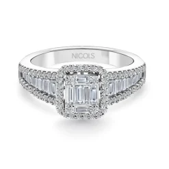 Anillo Compromiso Aniversario Wedding Band