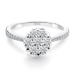 Anillo Compromiso Camelia 1.00