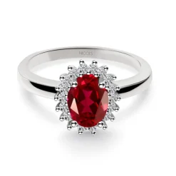 Anillo Compromiso Rubi Dalia 1.00