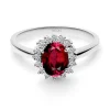 Anillo Compromiso Rubi Dalia 0.95