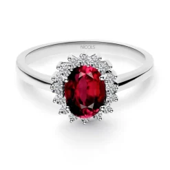 Anillo Compromiso Rubi Dalia 0.95