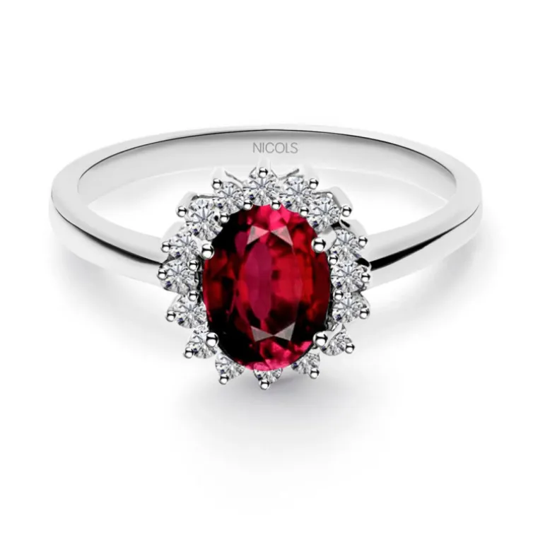Anillo Compromiso Rubi Dalia 0.95