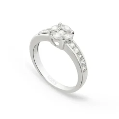 Anillo Compromiso Solitario Wedding Band