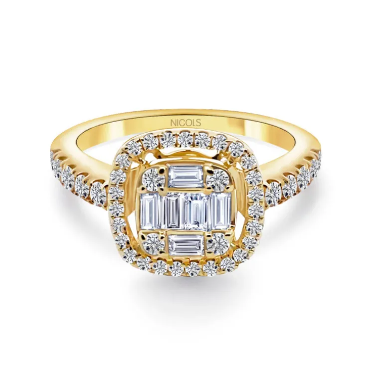 Anillo De Compromiso Aniversario Square