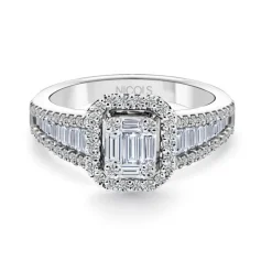 Anillo de Diamantes Aniversario Wedding Band