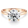 Anillo Diamante 2.5 Ct Nicole Oro Rosa