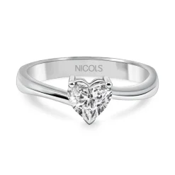 Anillo Diamante Corazón Vaiana 0.45 Ct.