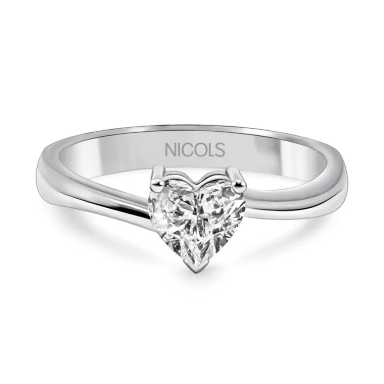 Anillo Diamante Corazón Vaiana 0.45 Ct.