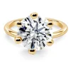 Anillo Diamante Cuatro quilates y medio Solitario Charlotte Oro amarillo