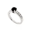 Anillo Diamante Negro Amelie Noir 0.65Ct
