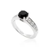 Anillo Diamante Negro Amelie Noir 1.15 Ct