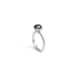 Anillo Diamante Negro Black Power