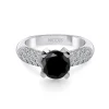 Anillo Diamante Negro Madonna Black Power 2.01Ct