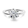 Anillo Diamante Tres Quilates Alexia Oro Blanco