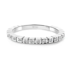 Anillo Diamantes Almenas