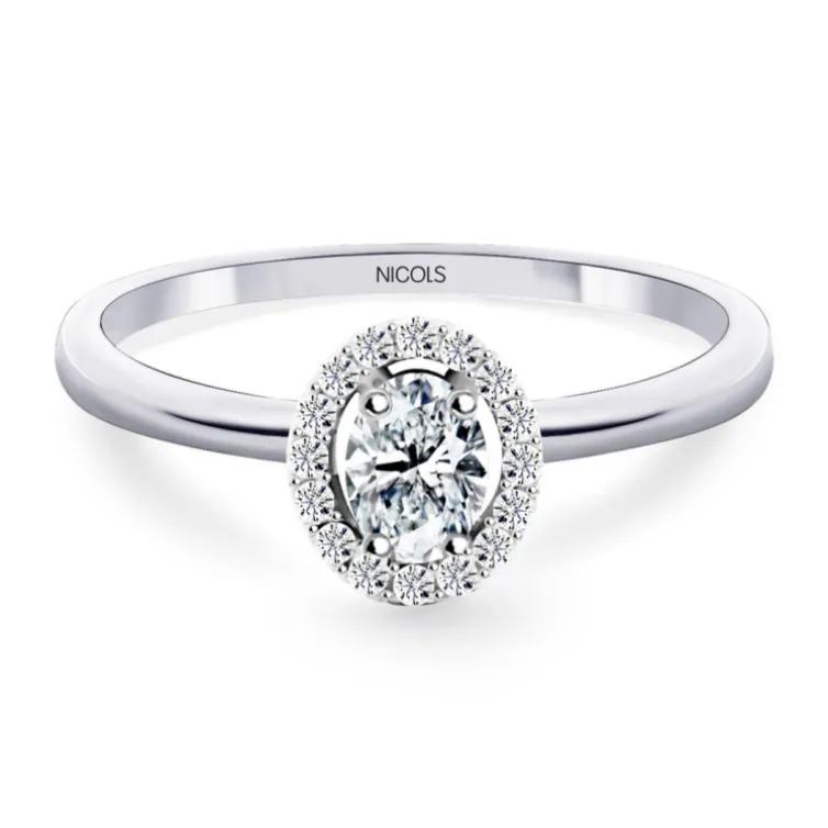 Anillo Diamantes Angie talla Oval 0.33