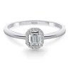 Anillo diamantes Angie talla Esmeralda 0.35