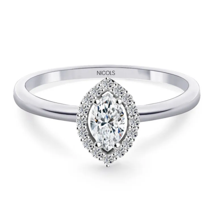 Anillo Diamantes Angie talla Marquise 0.31