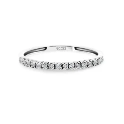 Anillo Diamantes Azalea 0.09 Oro Blanco