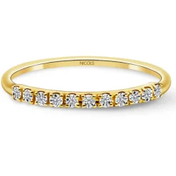 Anillo Diamantes Azalea 0.15 Oro Amarillo