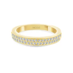 Anillo Diamantes Azalea 0.35 Oro Amarillo