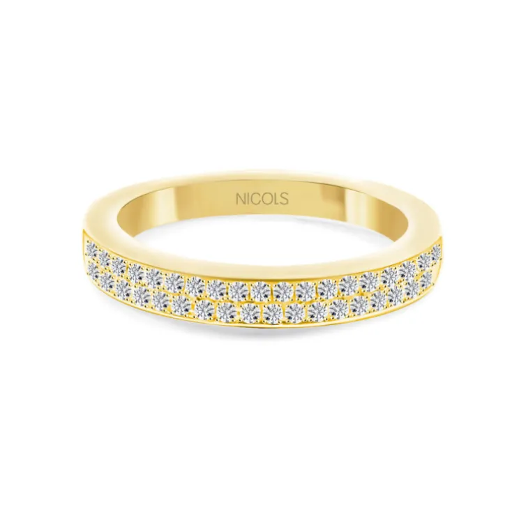 Anillo Diamantes Azalea 0.35 Oro Amarillo