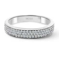 Anillo Diamantes Azalea 0.50 Oro Blanco