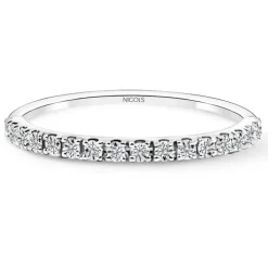 Anillo Diamantes Azalea 0.22 Oro Blanco