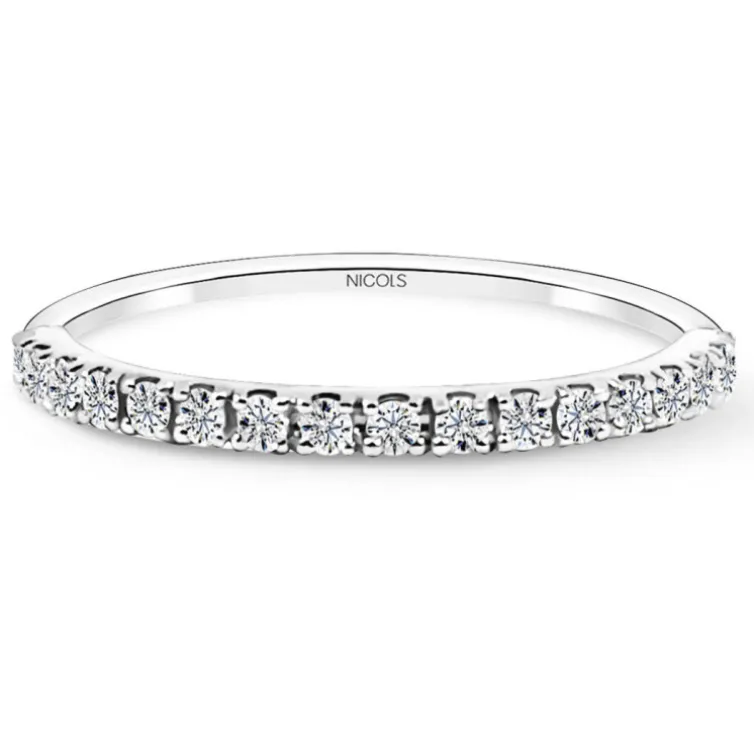 Anillo Diamantes Azalea 0.22 Oro Blanco