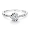 Anillo Diamantes Camelia 0.49