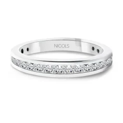Anillo Diamantes Chloe 0,35 Oro Blanco