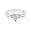 Anillo Diamantes Corazón Love 0.30