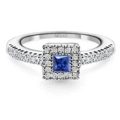 Anillo Diamantes Diamond Color Orla Quare