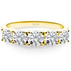 Anillo Diamantes Eloise 1.50 Oro Amarillo