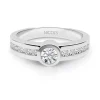 Anillo Diamantes Emily 0.50 Oro Blanco