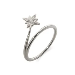 Anillo Diamantes Estrella Fugaz Cola Little Details